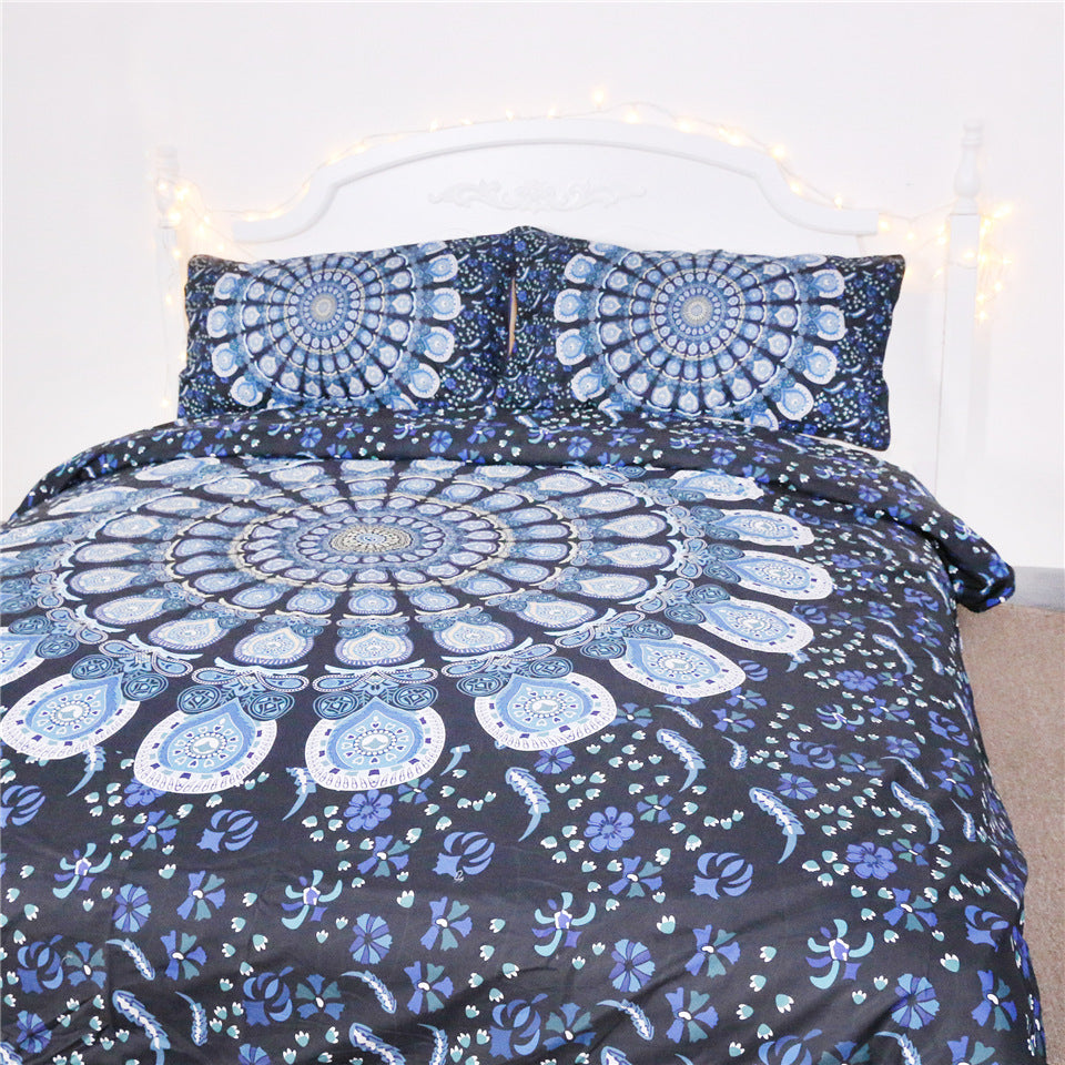 Blue Peacock Bedding