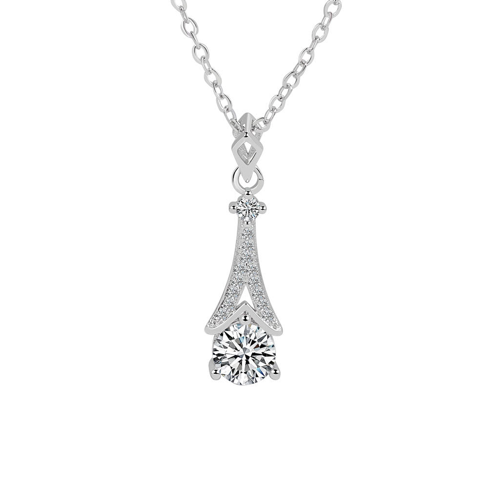 S925 Sterling Silver Necklace Women LadyShow.Store