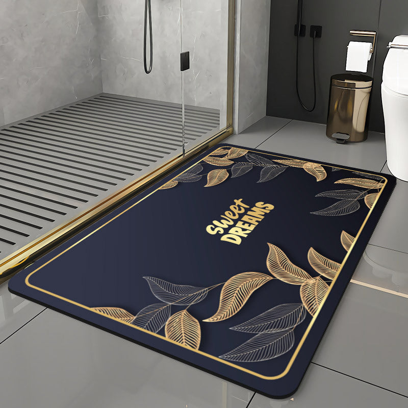 Soft Diatom Mud Bathroom Absorbent Mat Anti Slip