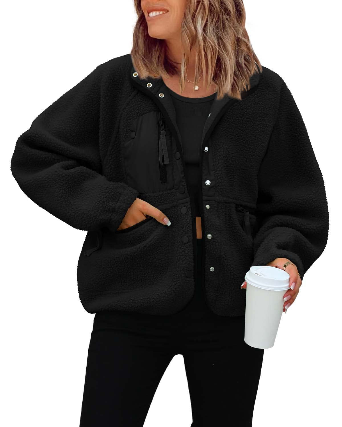 Polar Fleece Sports And Leisure Sweater Jacket Top CJD