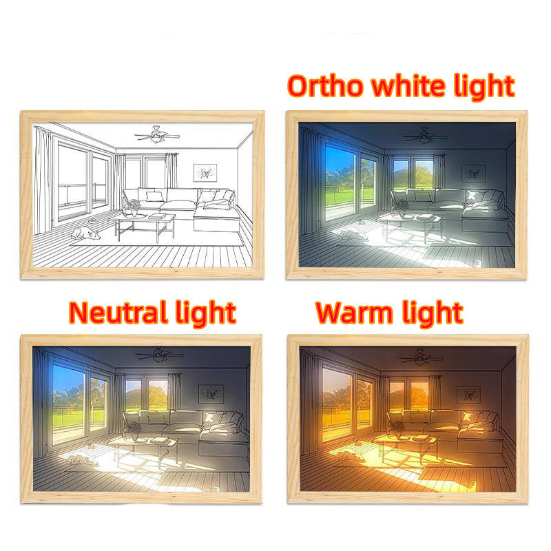 Illuminated Picture LED PearlNestDecor.com