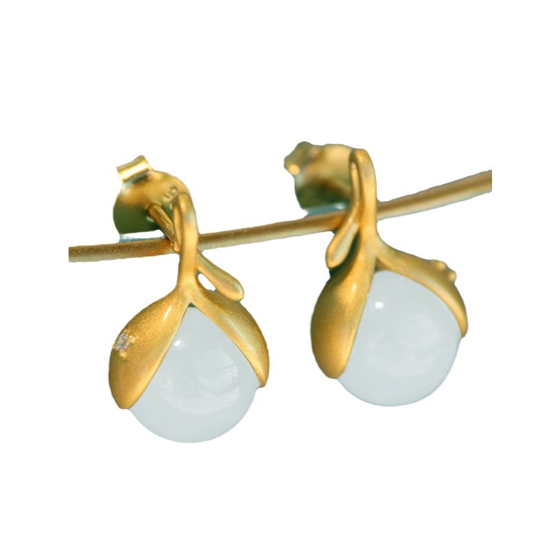 Delicate Dainty And Minimalist Flower Bud Earrings LuxuryLifeWay Online Store
