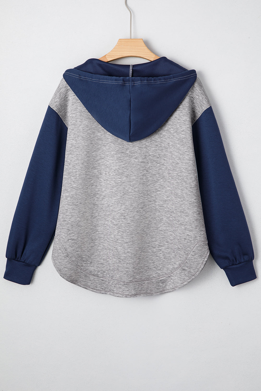 Zariyah Block Patchwork Drawstring Hoodie LuxuryLifeWay Online Store