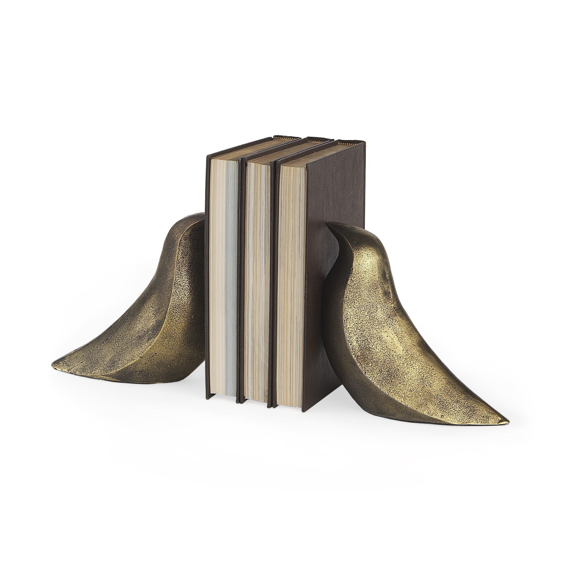 Rustic Antiqued Gold Dove Bookends LuxuryLifeWay Online Store