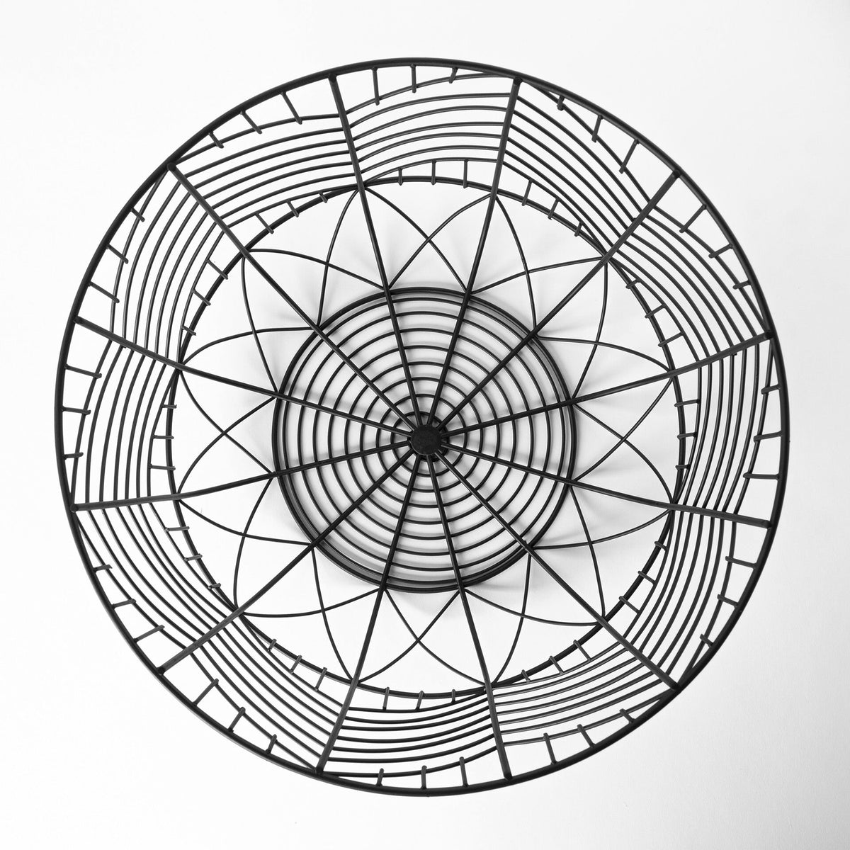Set Of Two Black Metal Wire Chevron Bowls LuxuryLifeWay Online Store
