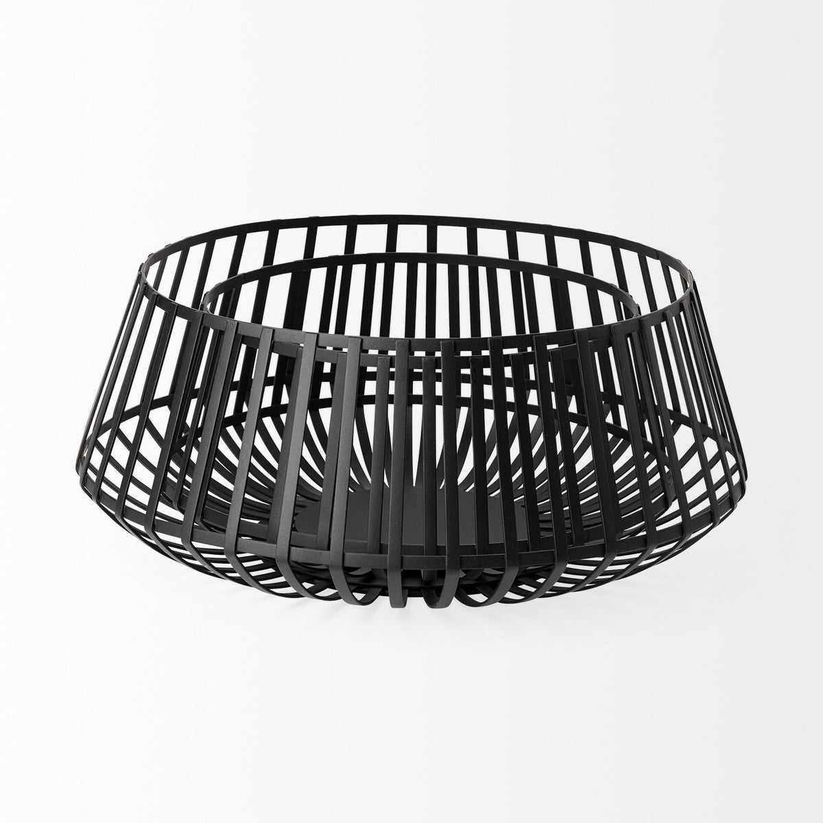Set Of Two Black Metal Wire Decorative Bowls LuxuryLifeWay Online Store