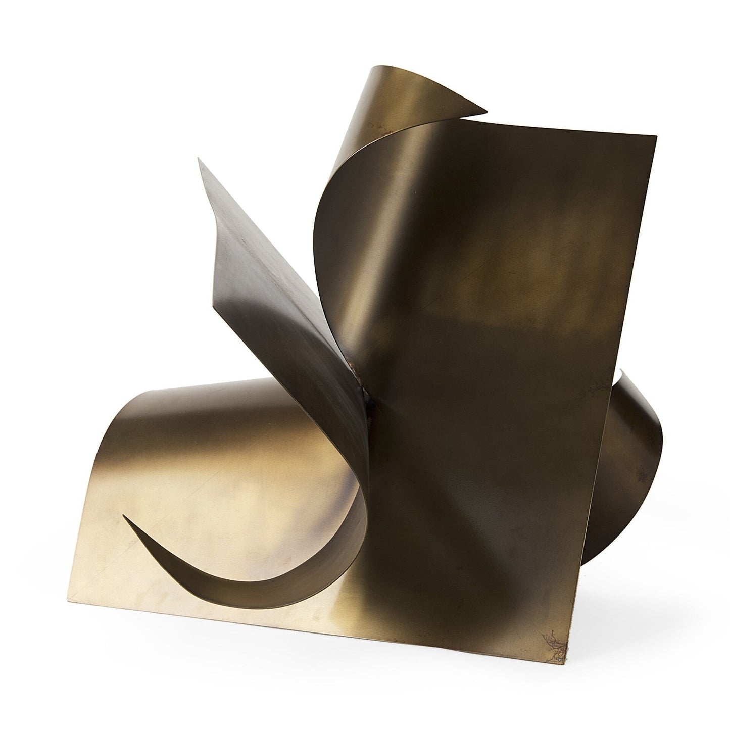 18" Contempo Antiqued Gold Abstract Sculpture LuxuryLifeWay Online Store