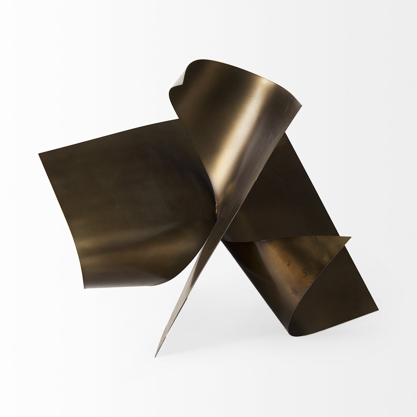 18" Contempo Antiqued Gold Abstract Sculpture LuxuryLifeWay Online Store