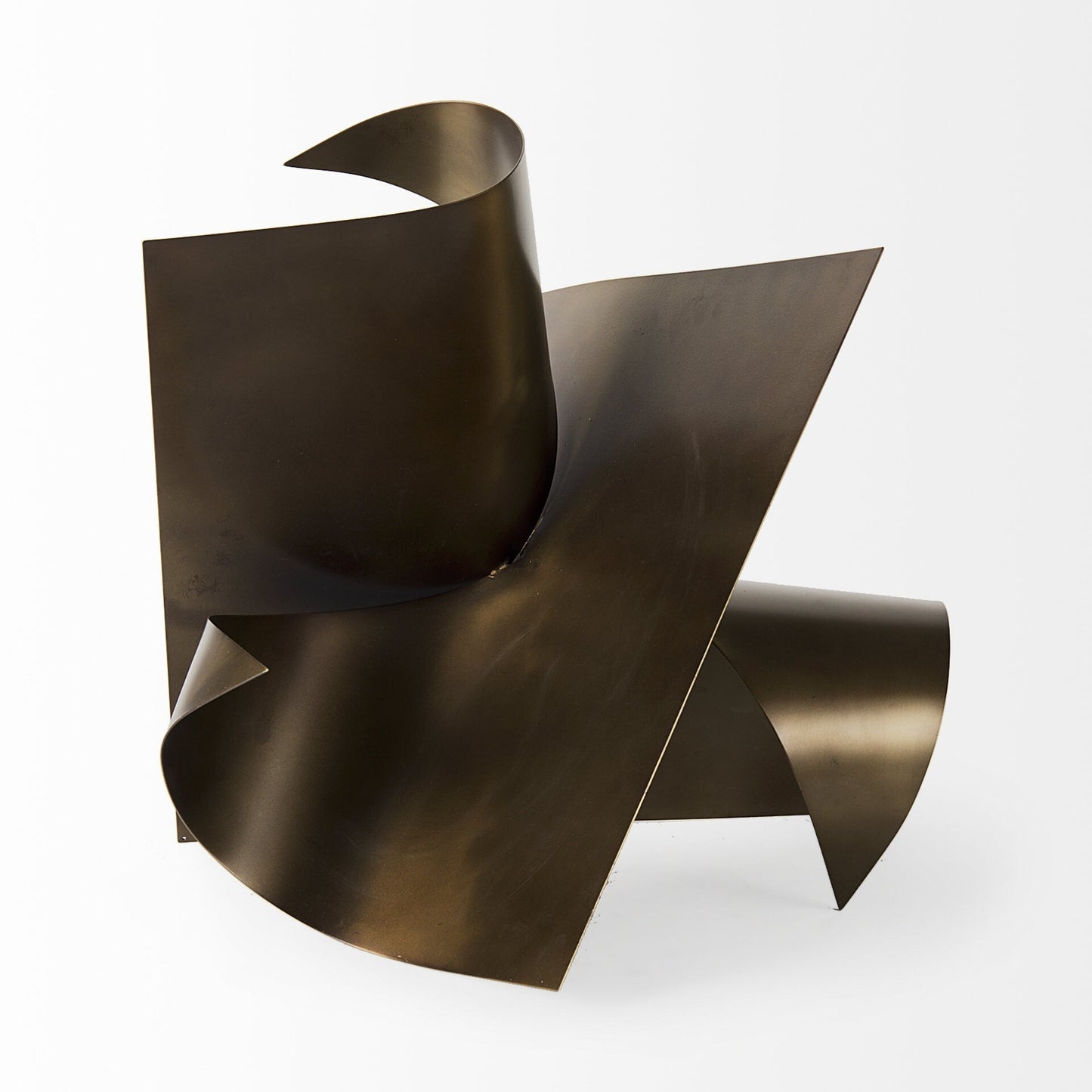 18" Contempo Antiqued Gold Abstract Sculpture LuxuryLifeWay Online Store