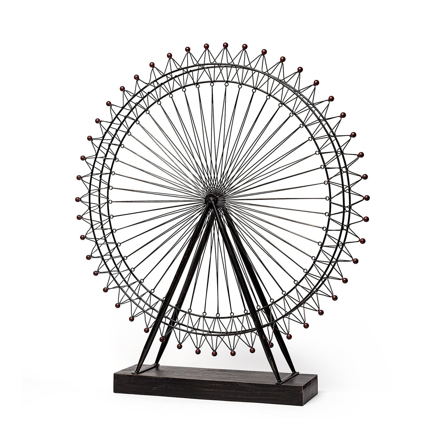 Metal And Wood London Eye Moveable Sculpture LuxuryLifeWay Online Store