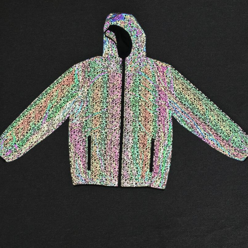 Colorful Reflective Jacket for Streetwear and Casual Use Pi-Mart