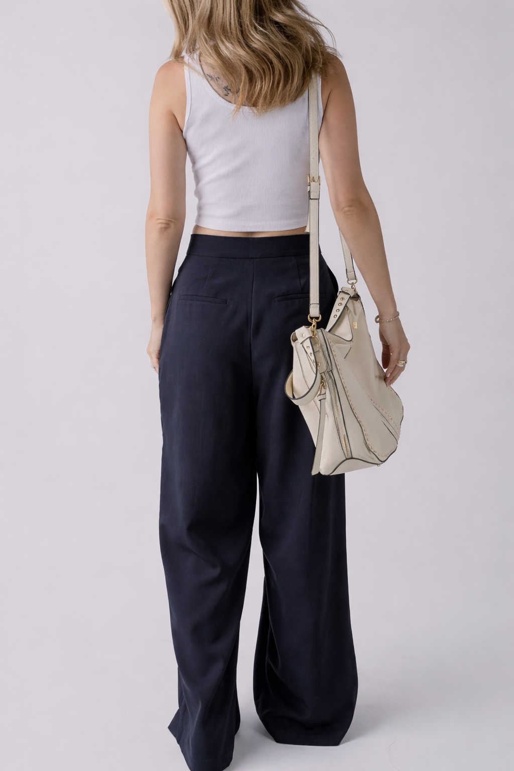 Salma Pleated Wide Leg Pants LuxuryLifeWay Online Store