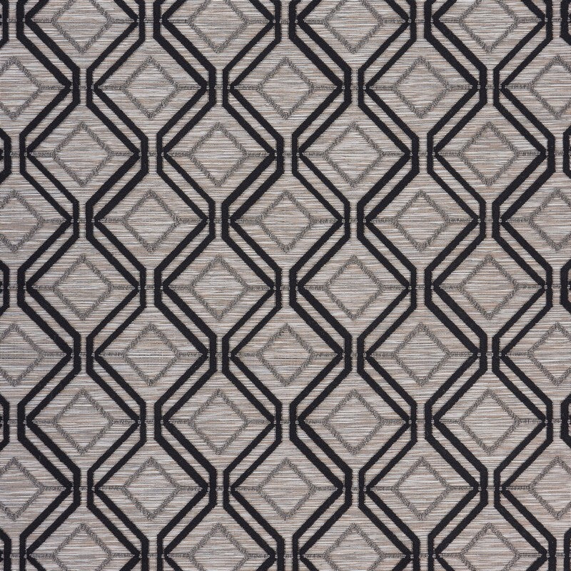 5' X 7' Black And Tan Indoor Outdoor Area Rug LuxuryLifeWay Online Store