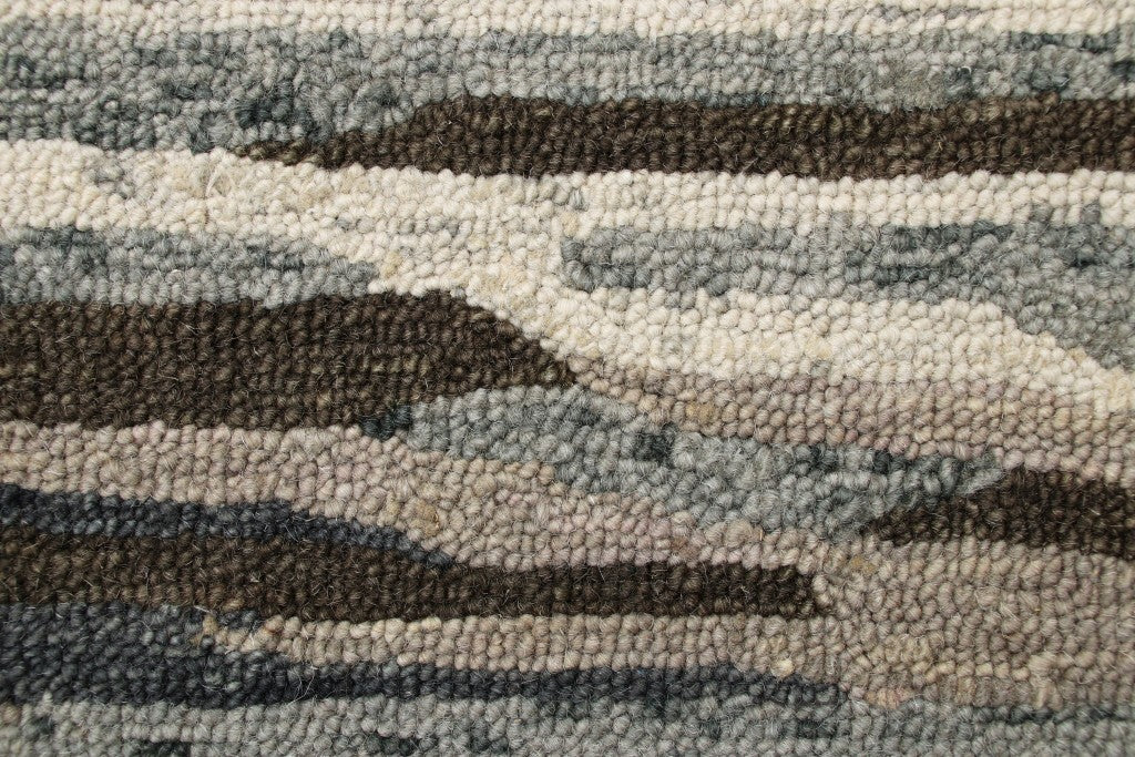 4' Round Brown and Gray Camouflage Area Rug LuxuryLifeWay Online Store