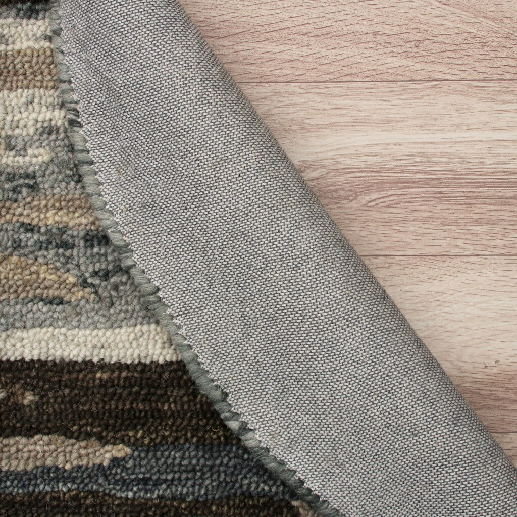 4' Round Brown and Gray Camouflage Area Rug LuxuryLifeWay Online Store