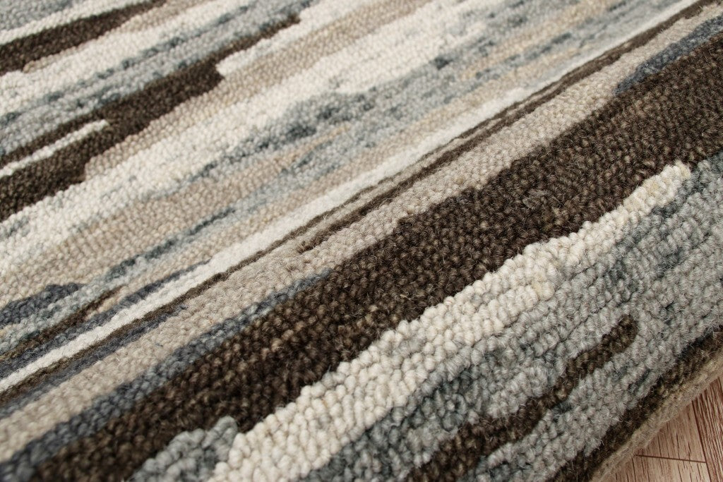 4' Round Brown and Gray Camouflage Area Rug LuxuryLifeWay Online Store