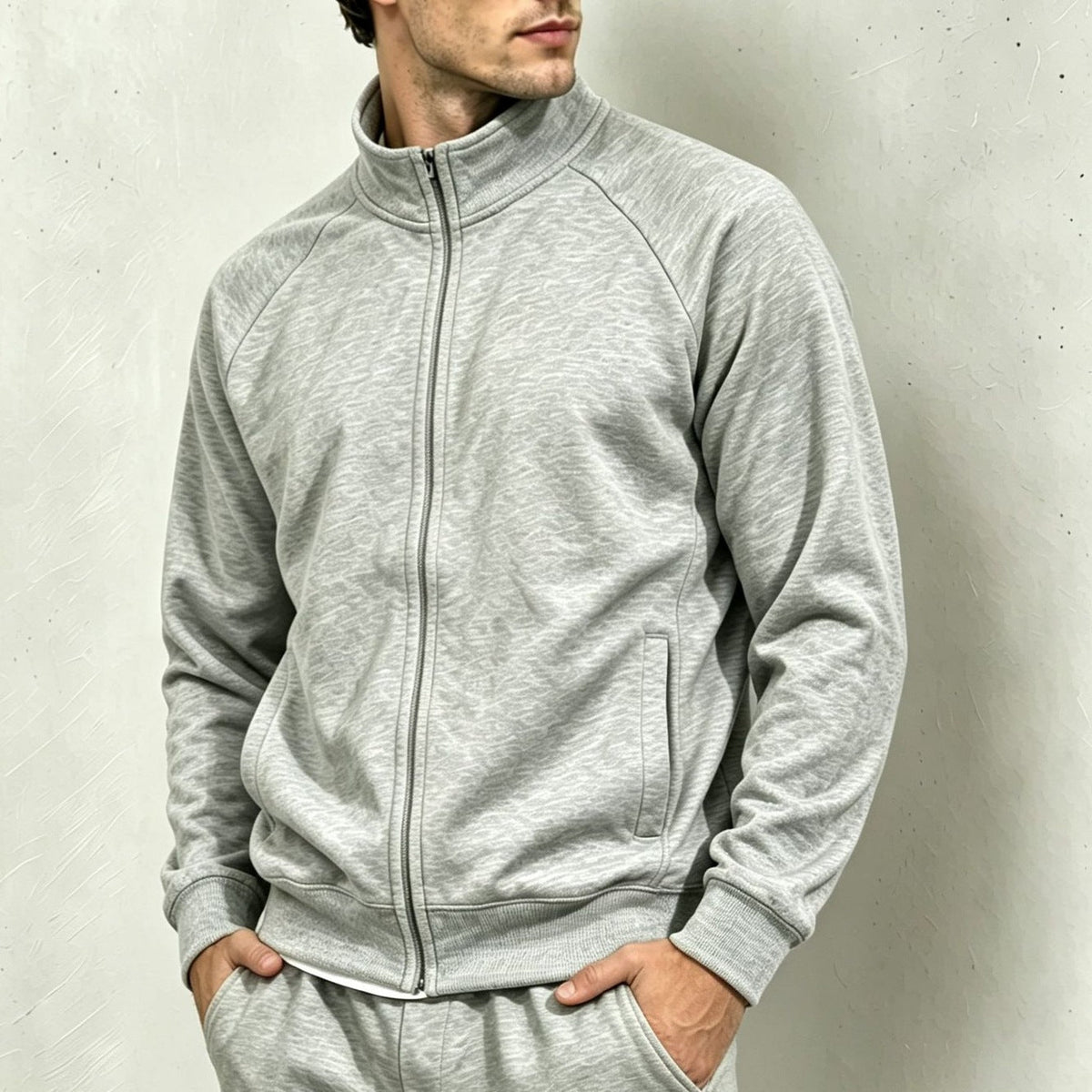 Men's Polyester Zip Up Hoodie, Spring Fall Casual Jacket, European American Style Men Top, 2026 New Arrival NorixaFashion.com