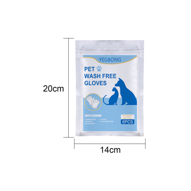 No-bath And Cat-free Non-woven Gloves Pets Fashion