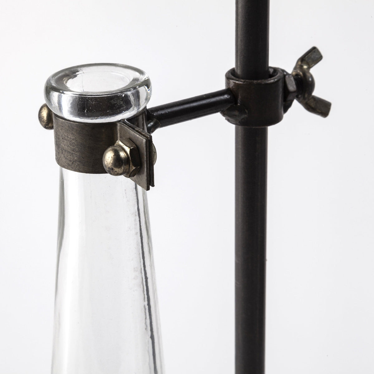 Set of Five Test Tube Vases with Metal Bases LuxuryLifeWay Online Store