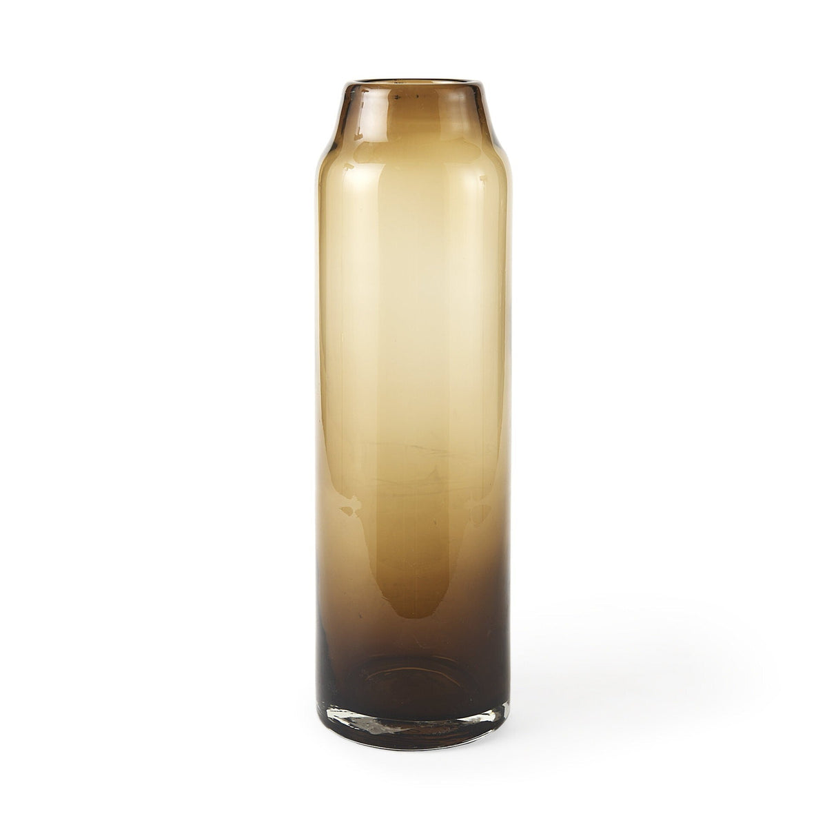 16" Vintage Look Ombre Brown Glass Vase LuxuryLifeWay Online Store