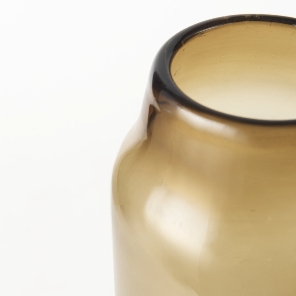 16" Vintage Look Ombre Brown Glass Vase LuxuryLifeWay Online Store