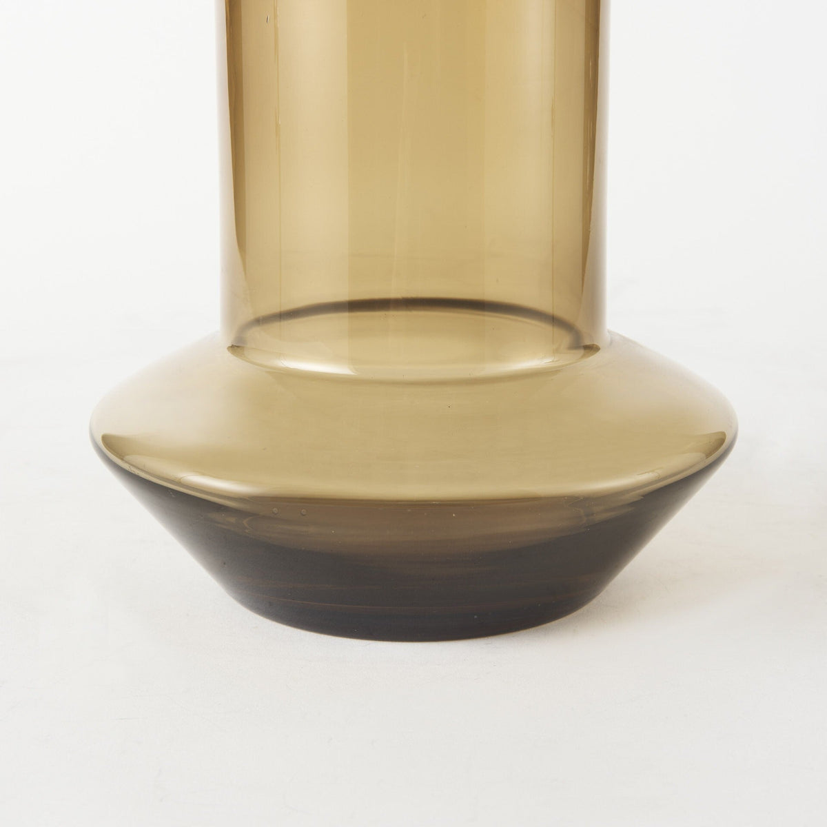 10" Vintage Look Ombre Brown Glass Vase LuxuryLifeWay Online Store