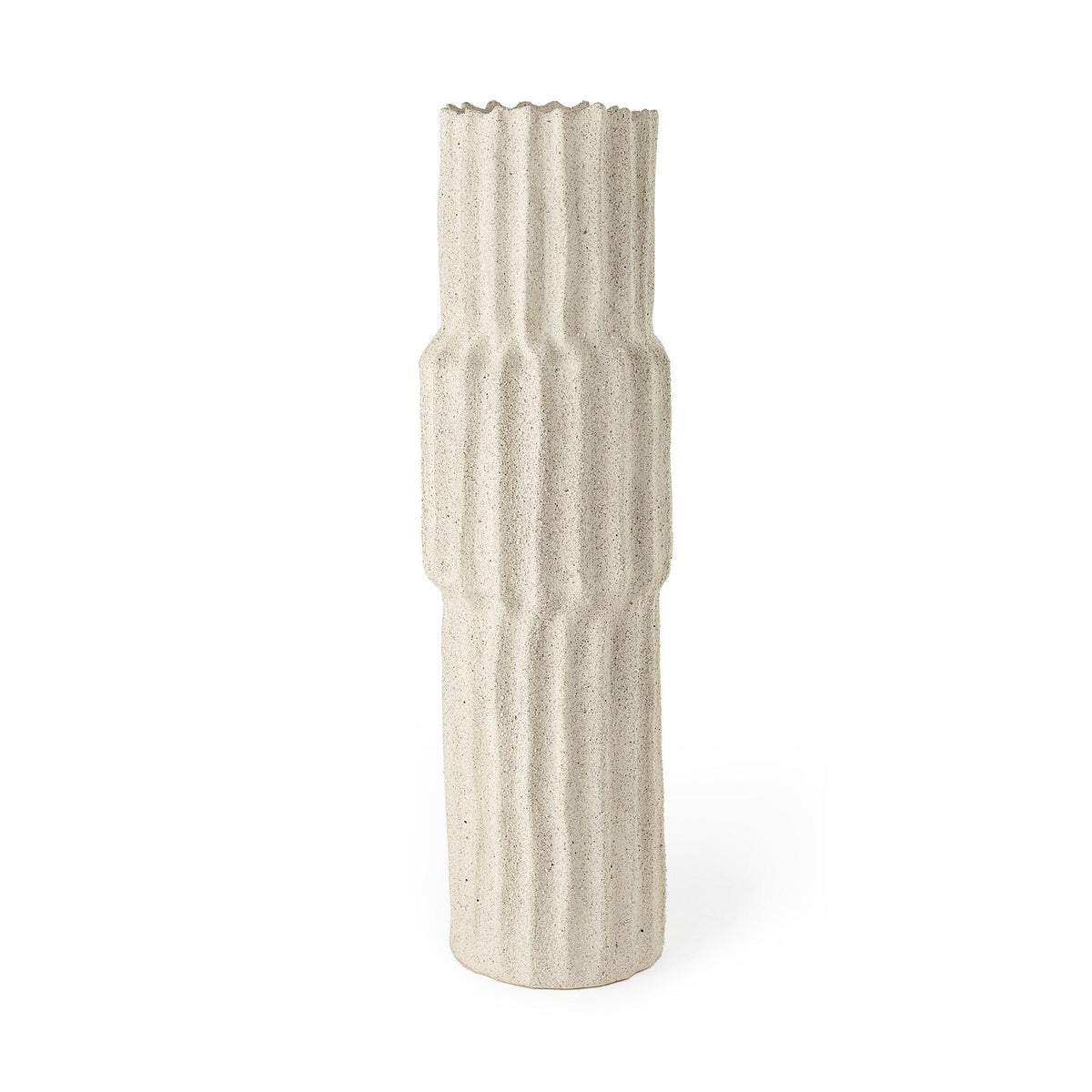 23" Jumbo Organic Textured Sand Vase LuxuryLifeWay Online Store