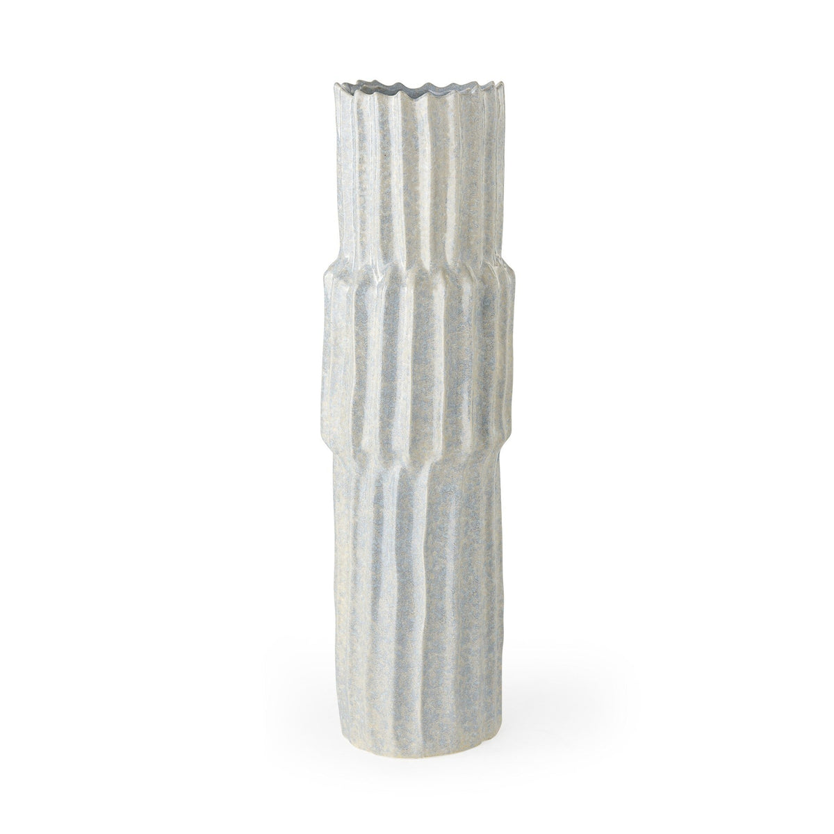 23" Jumbo Organic Textured Gray Vase LuxuryLifeWay Online Store