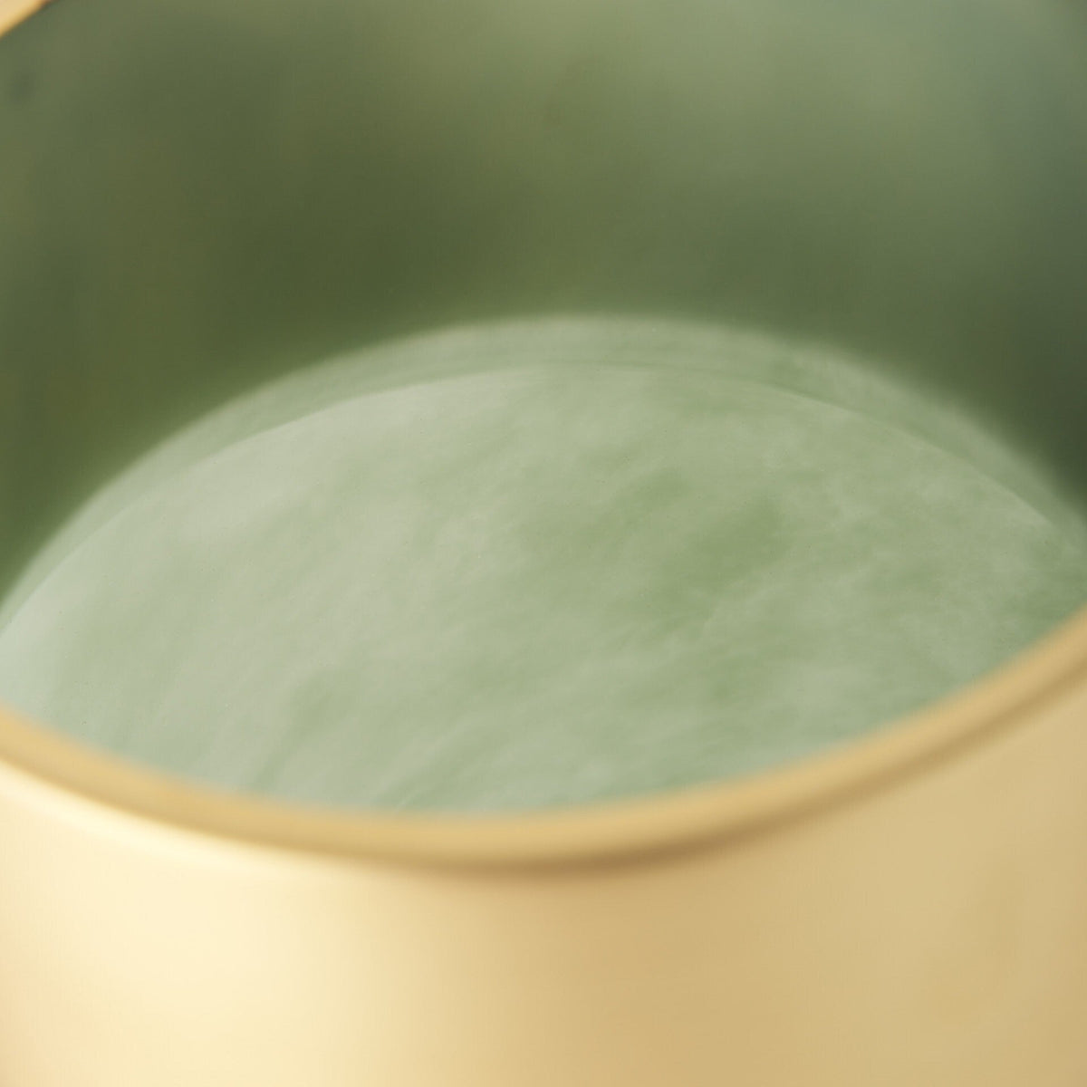 12" Smokey Green and Glass Rounded Oval Vase LuxuryLifeWay Online Store