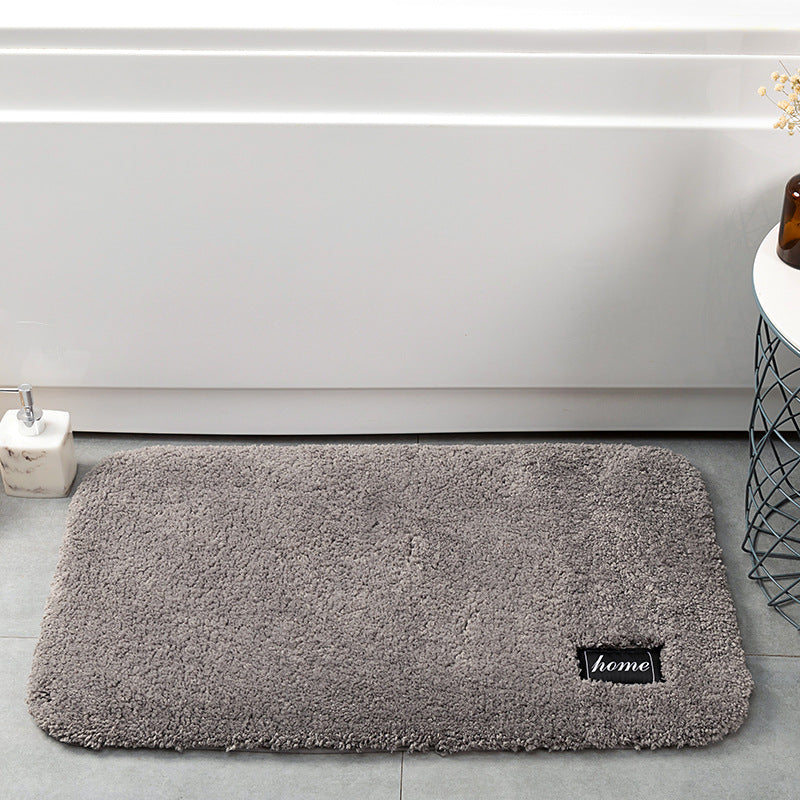 Bathroom absorbent thickened floor mat