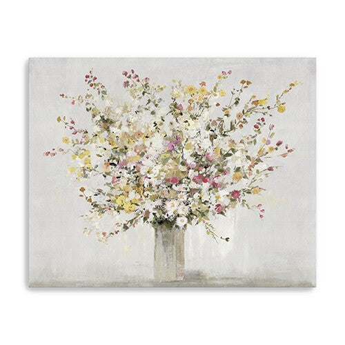 Large Colorful Wildflowers in a Vase Canvas Wall Art LuxuryLifeWay Online Store