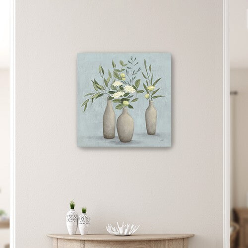 Bohemian Flowers In Ceramic Vases Unframed Print Wall Art LuxuryLifeWay Online Store