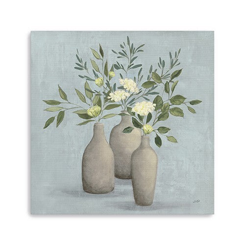 Pretty Bohemian Flowers In Ceramic Vases Unframed Print Wall Art LuxuryLifeWay Online Store