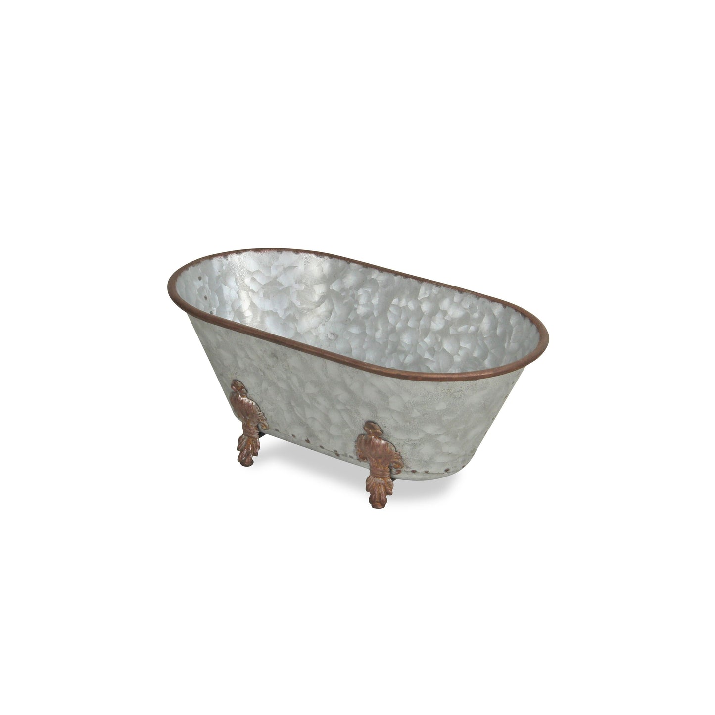 Jumbo Hammered Metal Bathtub Sculpture LuxuryLifeWay Online Store
