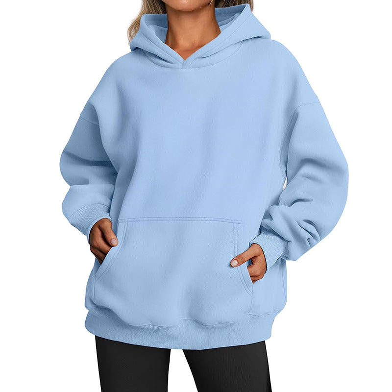 Padded Hooded Sweatshirt for Autumn and Winter Pi-Mart