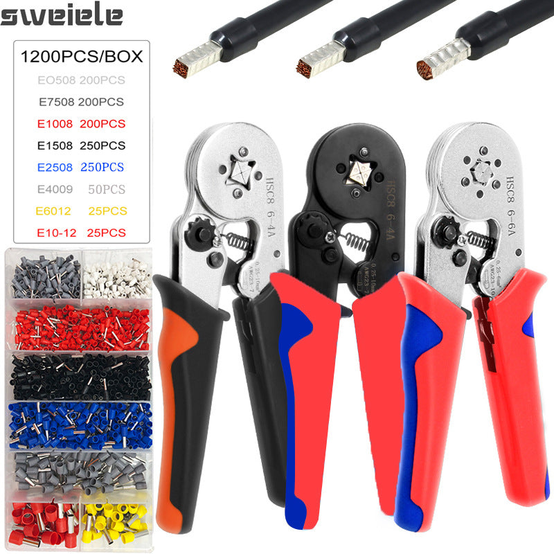 HSC86-4A Terminal Crimping Tool Set With 1200PCS Pi-Mart