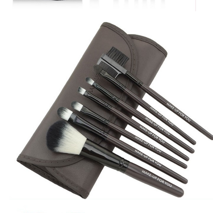 7-Piece Makeup Brush Set with Premium Brush Bag LadyShow.Store