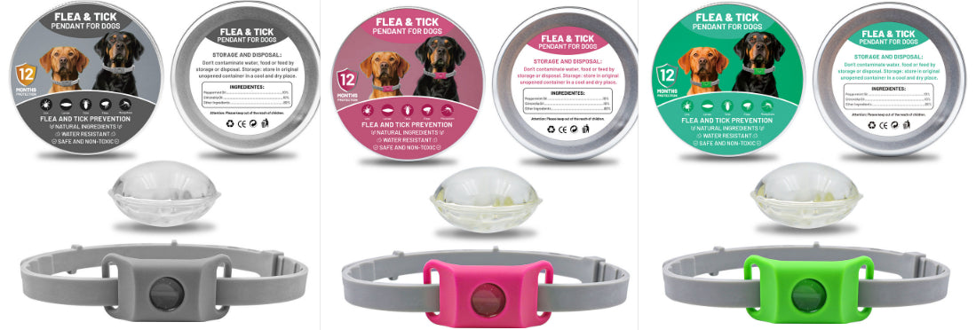Pet Insect Repellent Button Collar Capsule Suit Pets Fashion