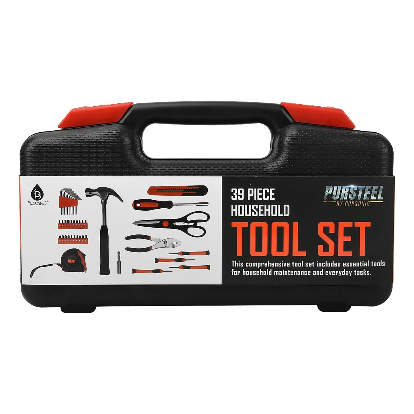 Handy Solutions 39-Piece Household Tool Kit LuxuryLifeWay Online Store
