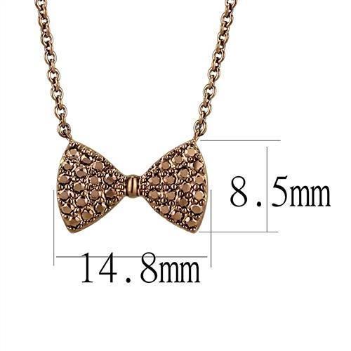 3W1132 - IP Coffee light Brass Chain Pendant with AAA Grade CZ  in Light Coffee LuxuryLifeWay Online Store