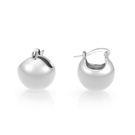 3W1753 - Imitation Rhodium Brass Earring with NoStone in No Stone LuxuryLifeWay Online Store