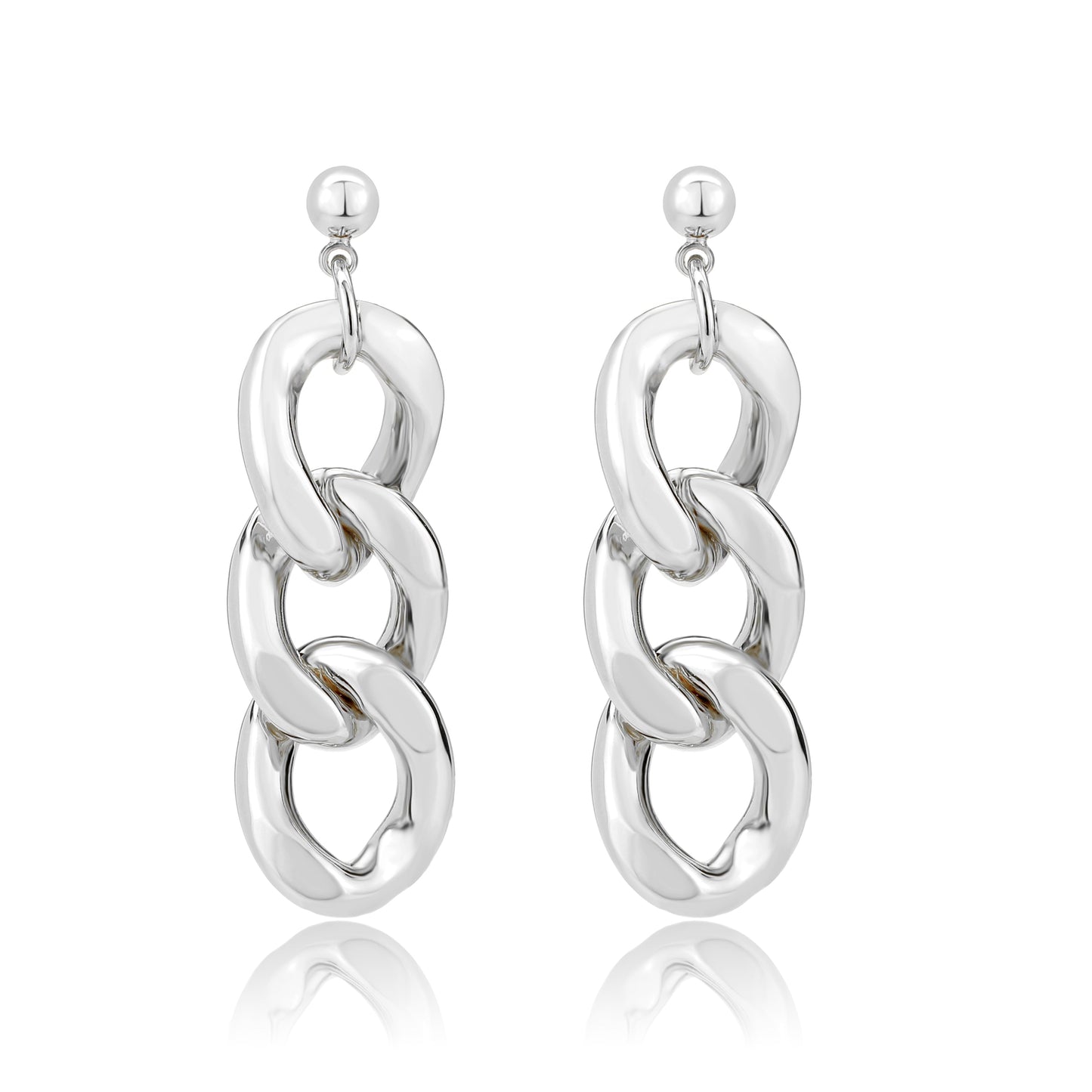 3W1762 - Imitation Rhodium Brass Earring with NoStone in No Stone LuxuryLifeWay Online Store