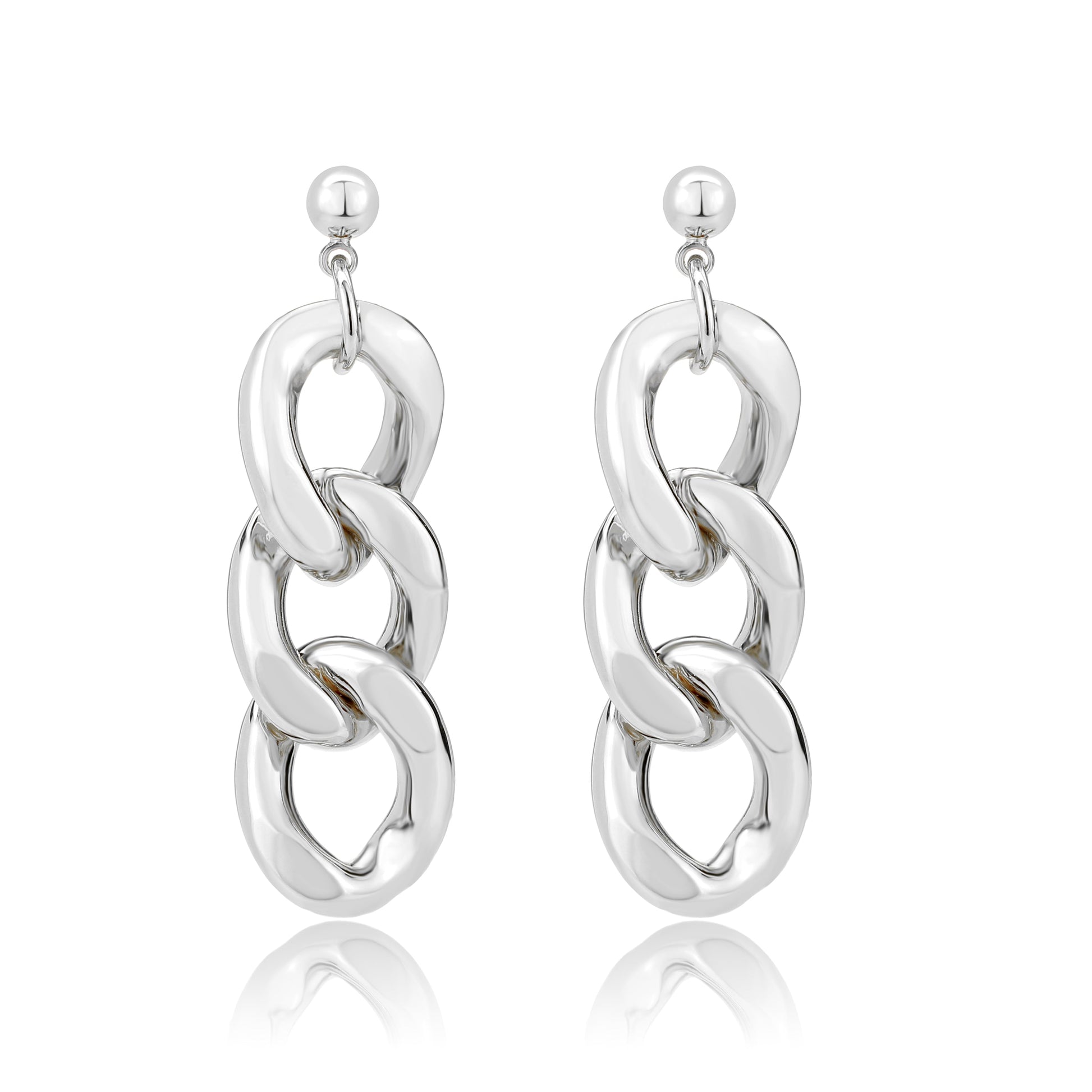 3W1762 - Imitation Rhodium Brass Earring with NoStone in No Stone LuxuryLifeWay Online Store