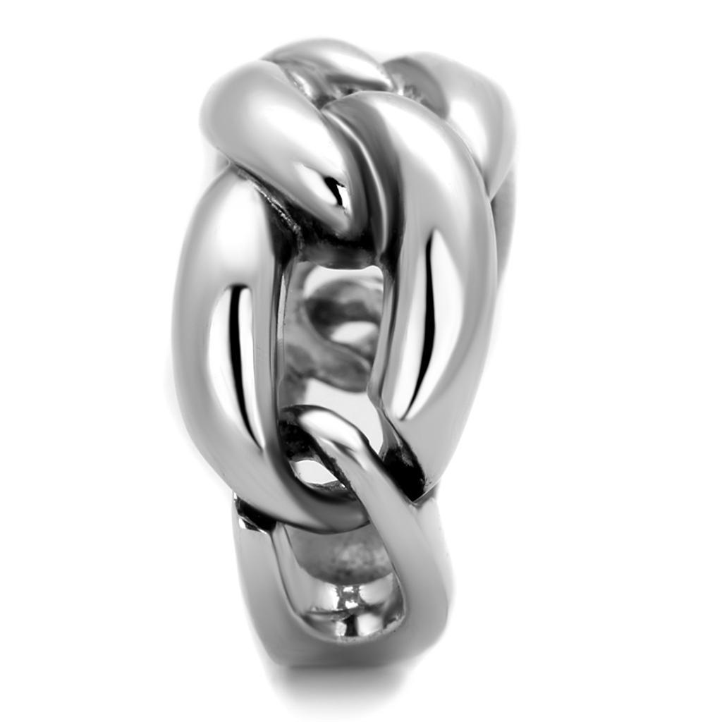 3W874 - Rhodium Brass Ring with No Stone LuxuryLifeWay Online Store