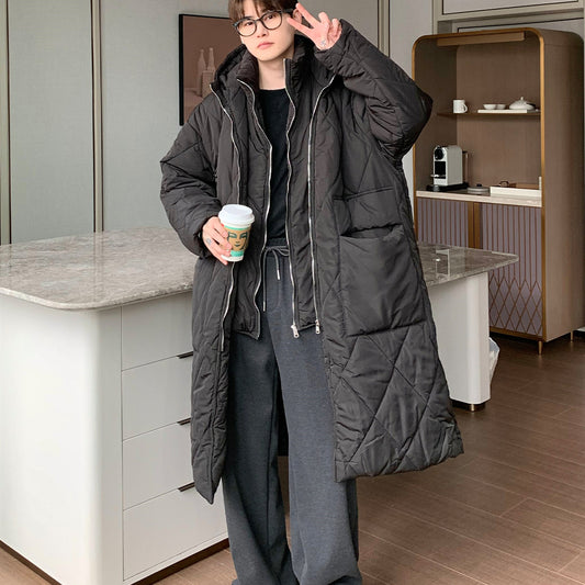 Small Group Splicing Fake Two Medium-length Trench Coats CJD2