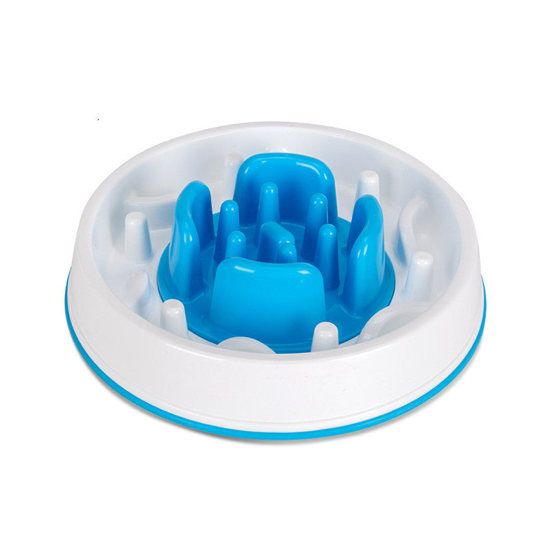 Dog Bowl Anti Knock Choke Slow Food Pets Fashion