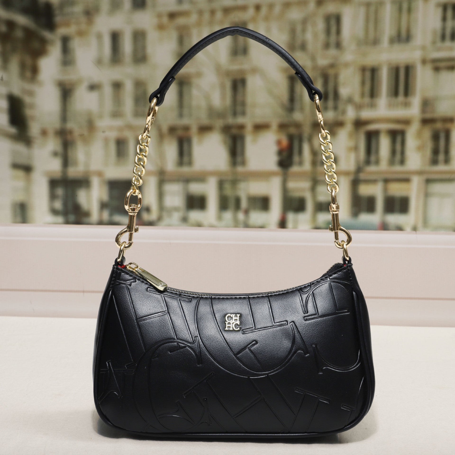 Embossed Letter Underarm Shoulder Crossbody Fashionable Trendy Womens Bag For Stylish Outfits LadyShow.Store