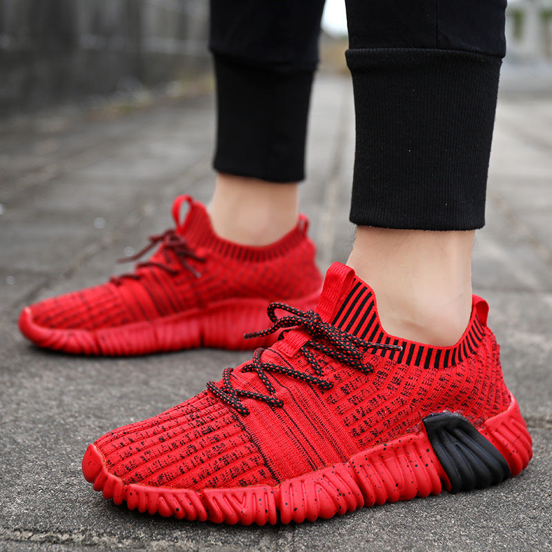 Men's Lightweight Running and Leisure Flyknit Shoes LadyShow.Store