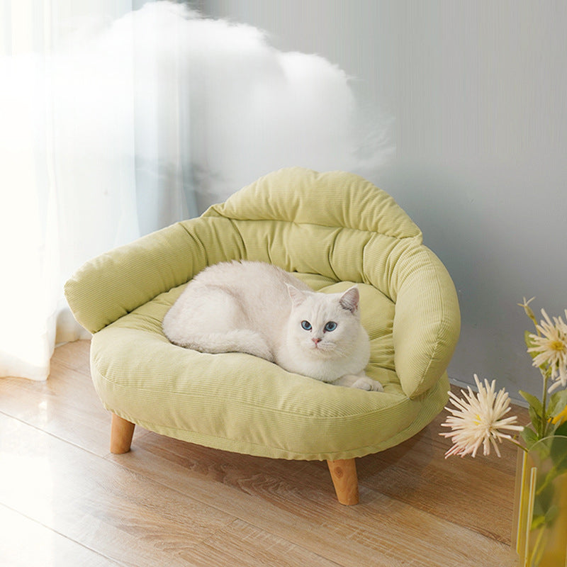 Four Seasons Universal Bed For Cats, Off Ground  Proof, Solid Wood, Cats Supplies, Thickened Animal Bed Pets Fashion