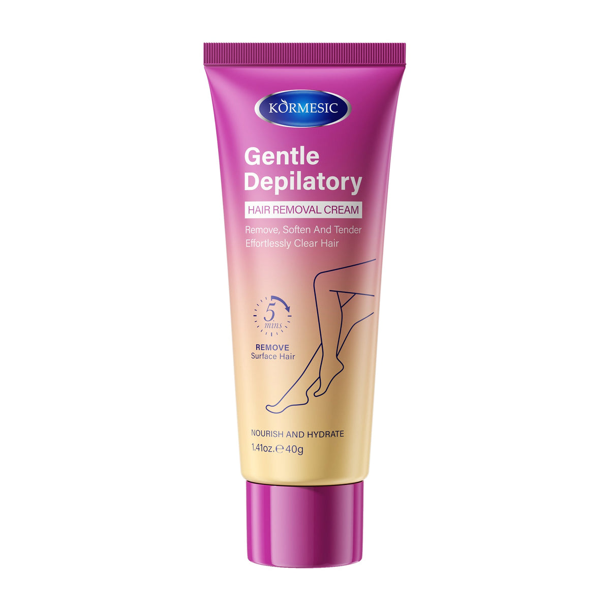 KORMESIC Gentle Care Hair Removal Cream UKGB 40g Tri Light Beauty